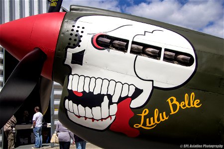 EGSX - Curtiss P-40 Kittyhawk - Hangar 11 - Lulu Belle - 43-5802