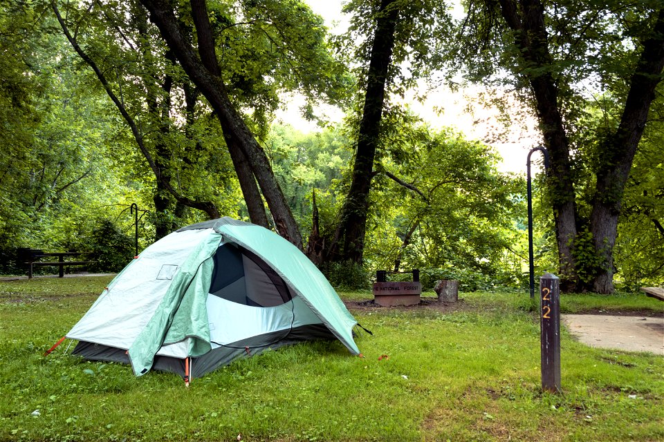 Camping at Leith Run Campground