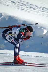 The combined ski-biathlon complex race photo
