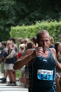 Athletics contest drinking