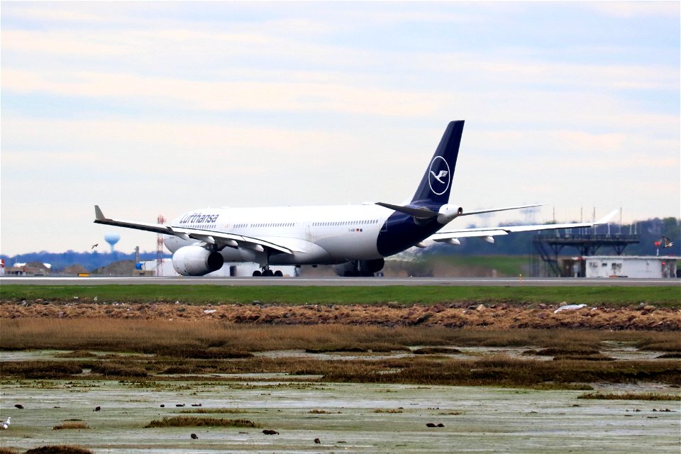 Lufthansa A330-300 at BOS