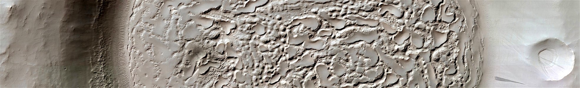 Mars - Crater Fill Material photo