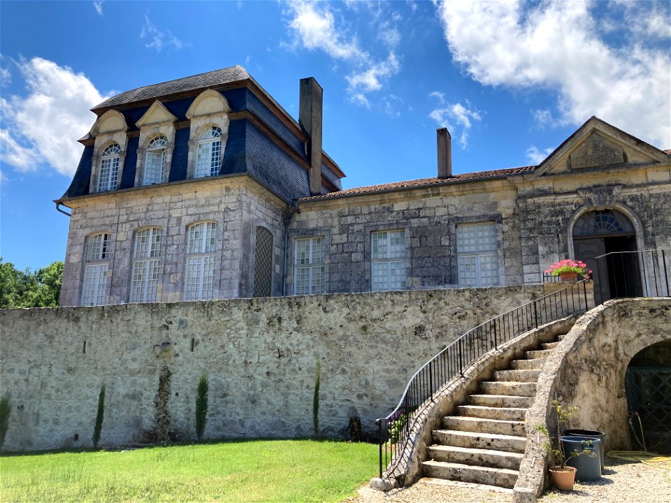 Adele's Childhood Home Exterior: Chateau de Trenquelleon, Feugarolles