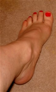 male bare feet