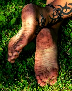 Timi's Dirty Bare Feet