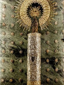 Statue of Our Lady of the Pillar without Mantle: Basilica of Our Lady of the Pillar, Zaragoza