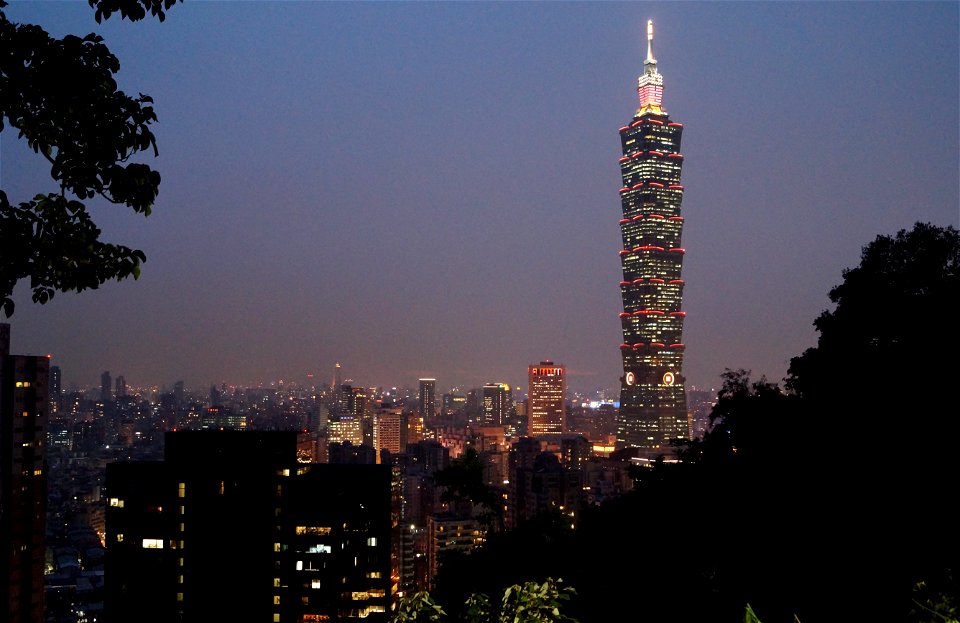 Taipei 101 from Elephant Mountain