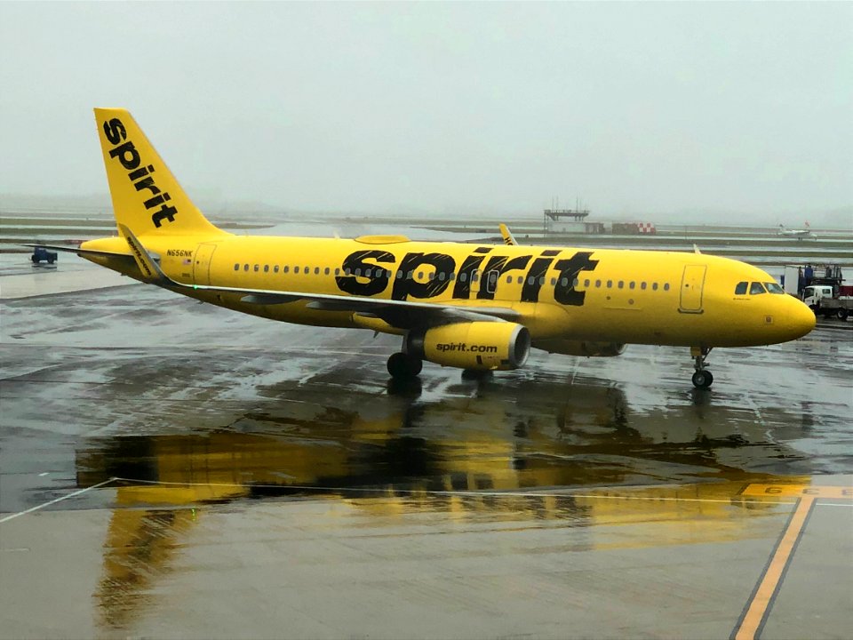 Spirit A320-200 at BOS