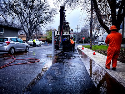 Water Main 9th and F St