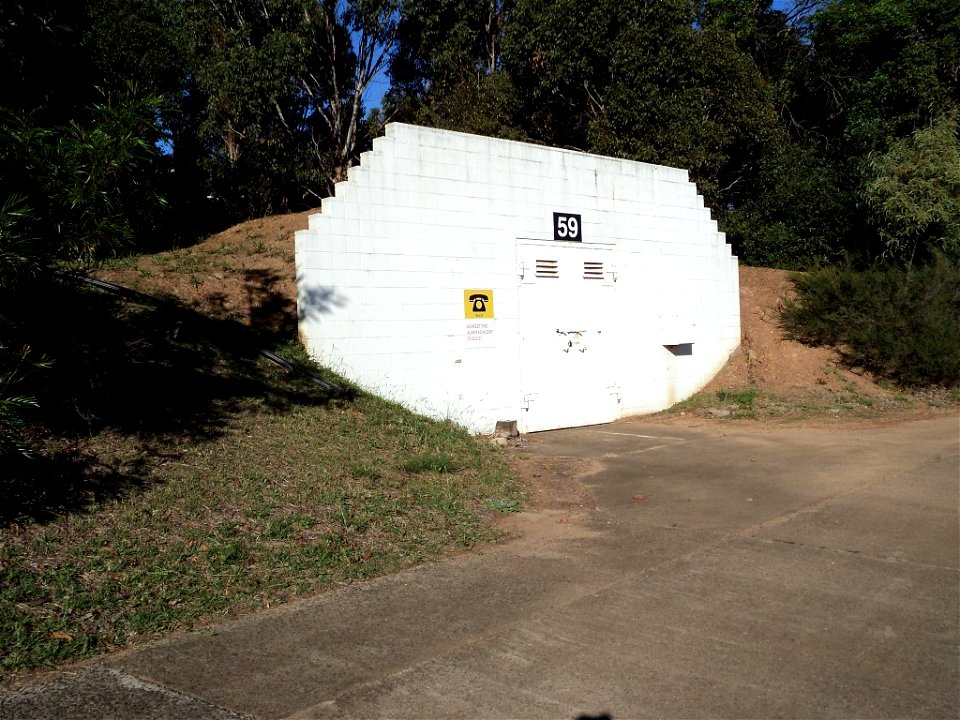 RAN Armament Depot Newington - Building 59 - US Navy Concrete Arch Magazine