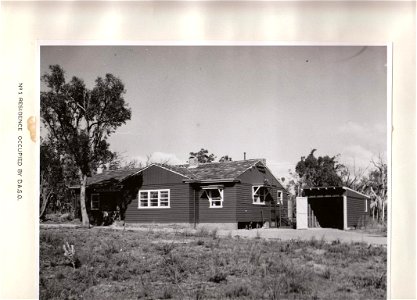 RAN Armament Depot Byford - Residence No. 1