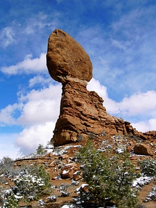 Balanced Rock at Arches National Park Moab Utah photo