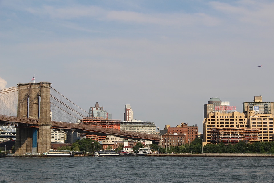 Brooklyn Bridge and the Lower Manhattan