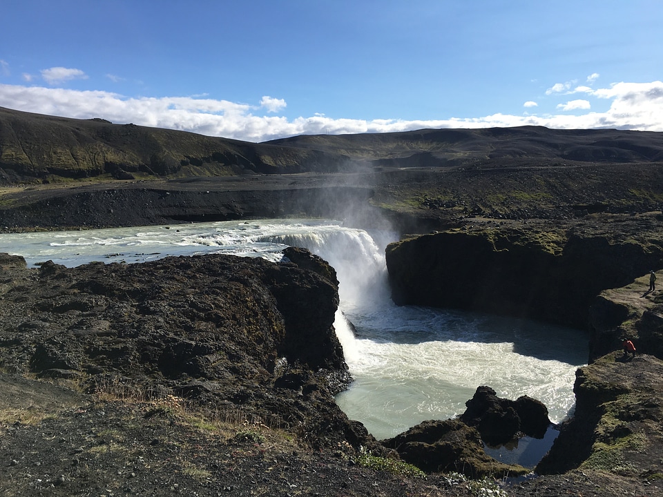 Sveinstekksfoss Waterfall, Iceland