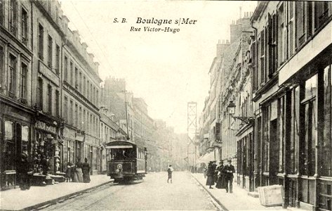 Boulogne-sur-Mer.Rue Victor-Hugo
