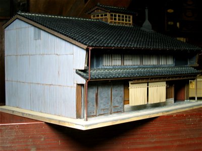 町家の模型