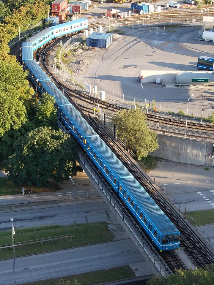 Stockholm Blue Metro