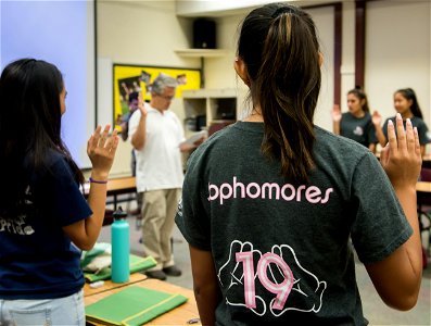 FBI Honolulu Adopt-a-School: Sacred Hearts Academy Students photo