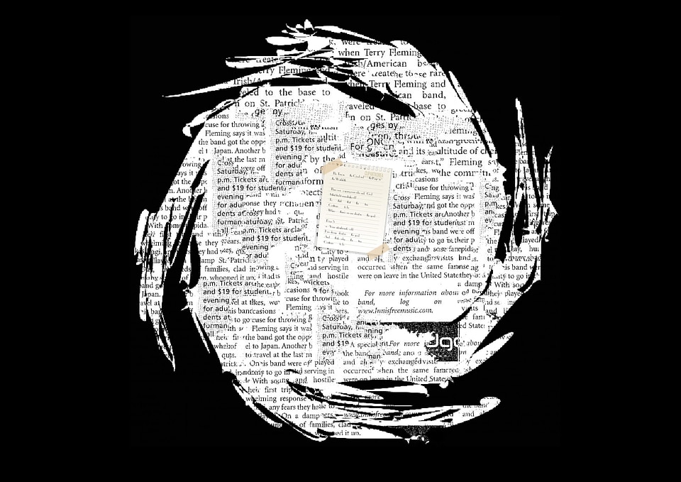 Newspaper text work