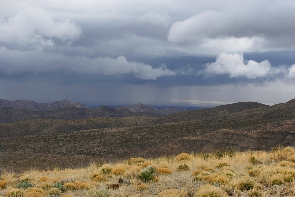 Desert Rainstorm Guadalupe Mountains National Park