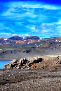 Iceland ~ Landmannalaugar Route ~ Ultramarathon is held on the route each July photo