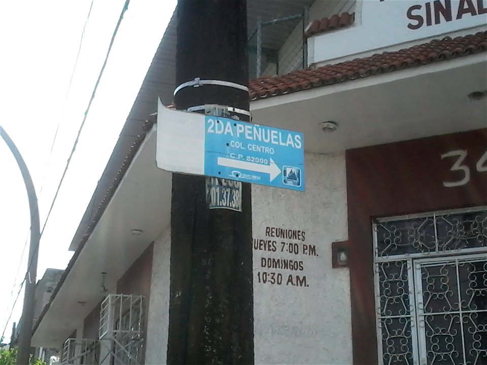Calle Segunda Peñuelas de Mazatlán