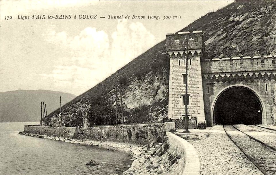 Aix-les-Bains.Tunnel de Bresson