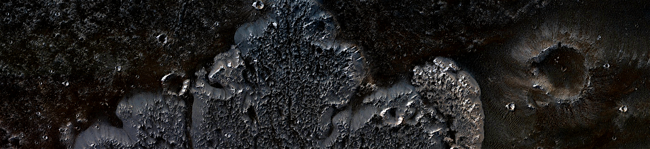 Mars - Lava Flow Fronts photo