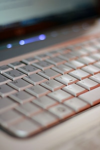 Computer keyboard silver