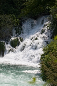 Krka Waterfall National Park in Croatia photo