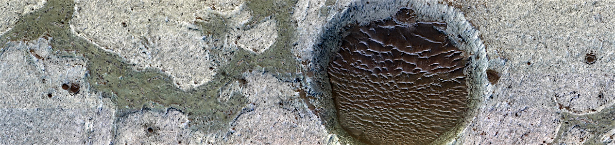 Mars - Light-Toned Stratified Material of Northeast Meridiani Planum photo
