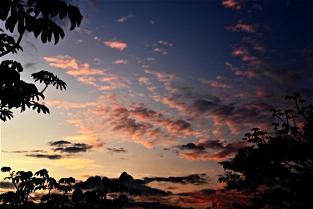 Atardecer con arreboles photo