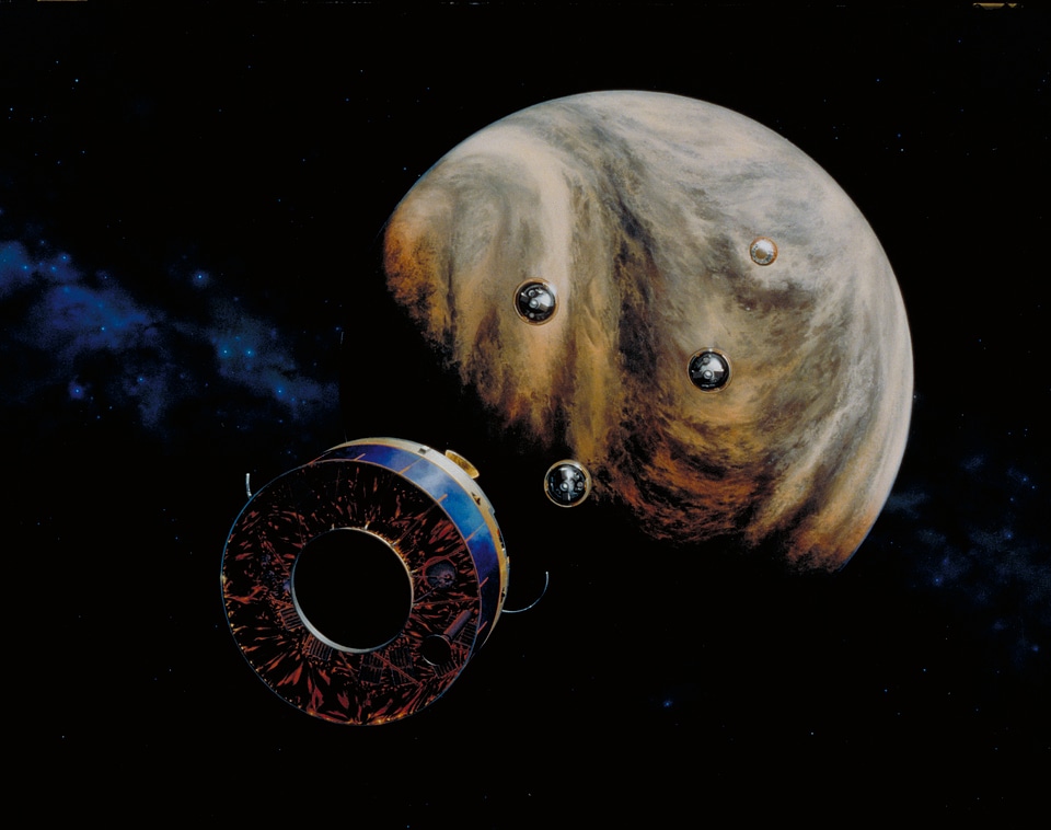 Pioneer Venus Multiprobe Launched to Planet Venus