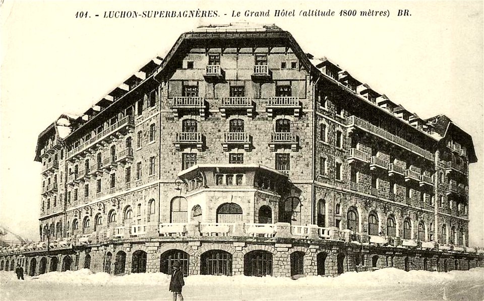 Bagnères-de-Luchon.Grand Hôtel.Altitude 1800 mètres