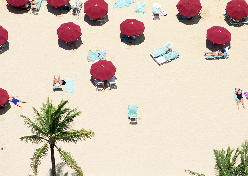 Aerial View of a Beach