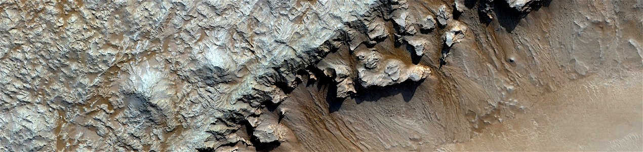 Mars - Slopes on Floor of Rabe Crater photo