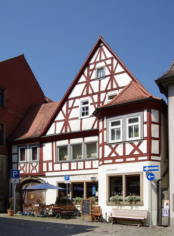scenic historic houses in Marktbreit