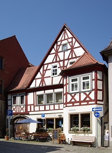 scenic historic houses in Marktbreit photo
