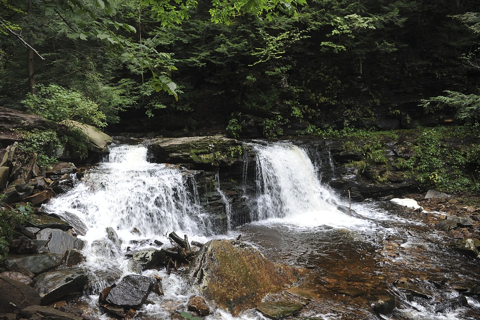 Waterfalls in Ricketts Glen State Park