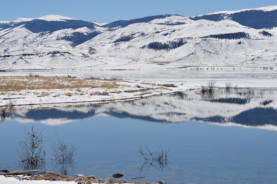 Clark Canyon Reservoir in Montana