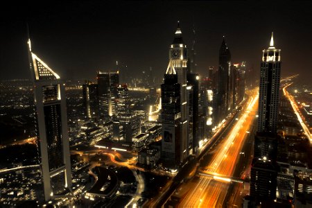 Dubai Night photo