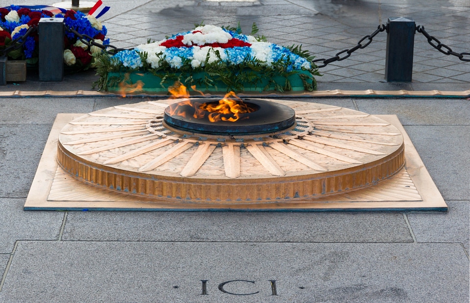 The flamme on the Tomb of the Unknown Soldier