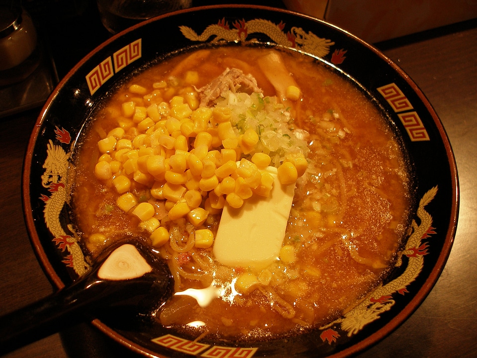 Butter Corn Ramen - Japanese Noodle