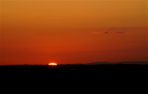 Sunset from Old Sodbury photo