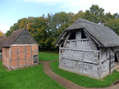 Restored farm buildings photo