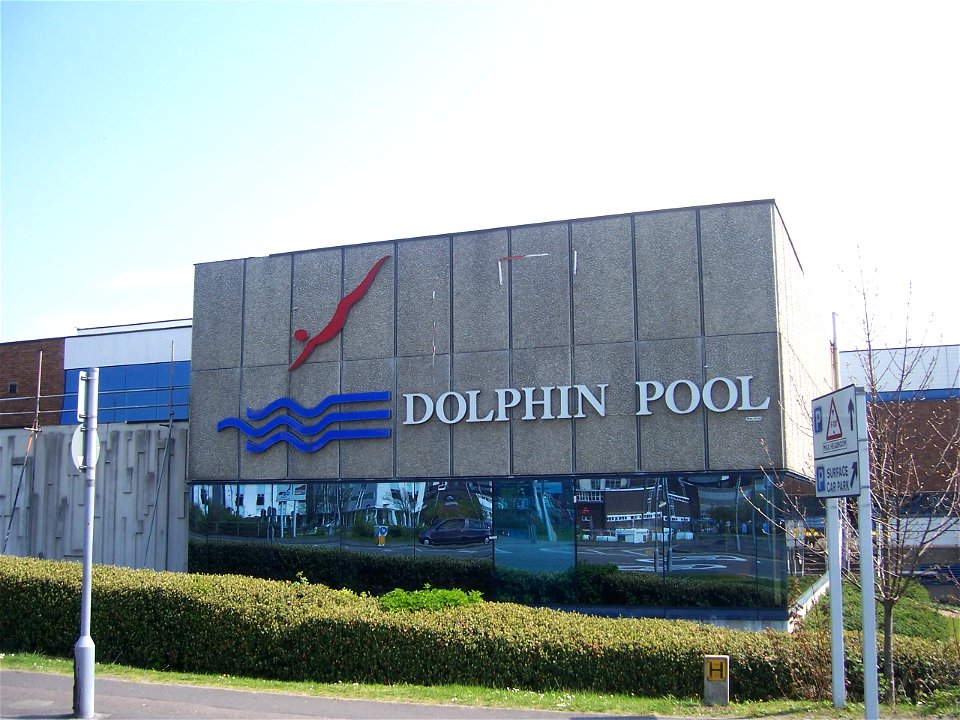 Dolphin Pool signage, Poole photo