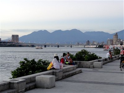 Dadaocheng Wharf Tamsui river Taipei photo