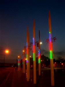Cardiff Light Sculptures