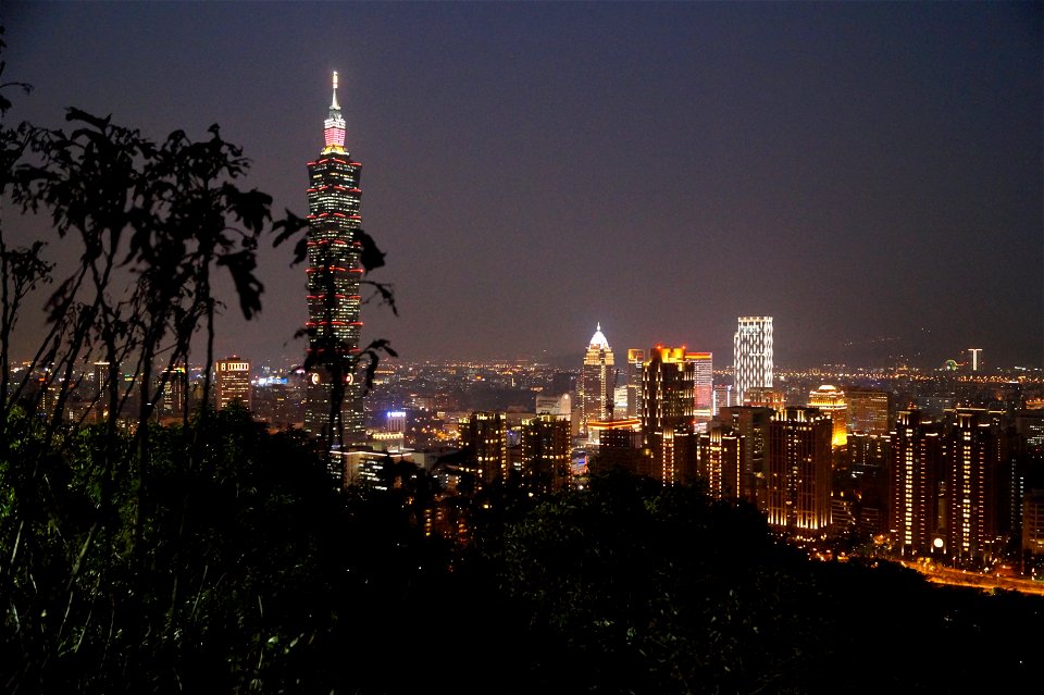 Taipei 101 from Elephant Mountain