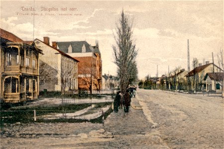 215 Storgatan, (mellan Missionsgatan och Falkgatan)  1908